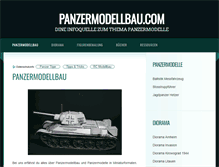 Tablet Screenshot of panzermodellbau.com